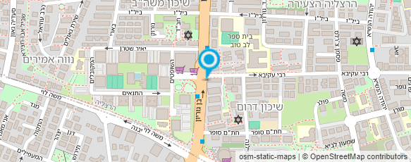 מפת הגעה אל שטיחי הכרמלי פרקטים