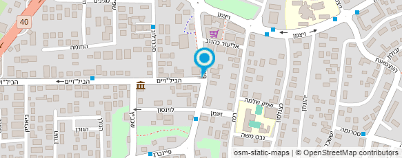 מפת הגעה אל דודי וגנר - עיצוב שיער