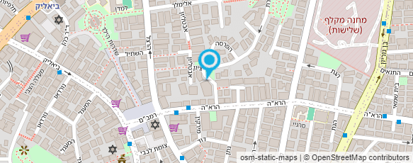 מפת הגעה אל סטודיו רחלה