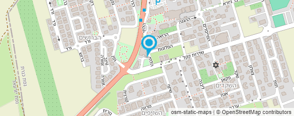 מפת הגעה אל מזנון התבור