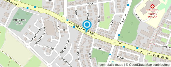 מפת הגעה אל אורלי בן גרשון- אבג