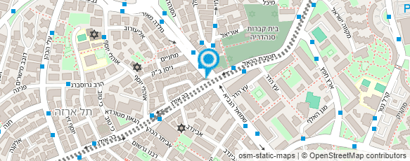 מפת הגעה אל עו"ד גריידינגר שרגא