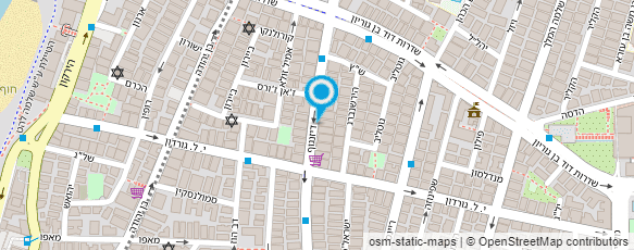 מפת הגעה אל שופינא-ביגדי מעצבים