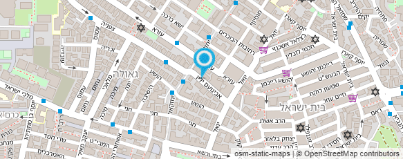 מפת הגעה אל פינת הגדול והזול