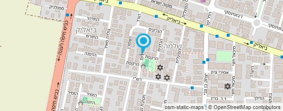 מפת הגעה אל רק שניה - לילדים ותינוקות