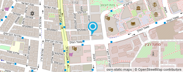 מפת הגעה אל סיונית רובינשטיין