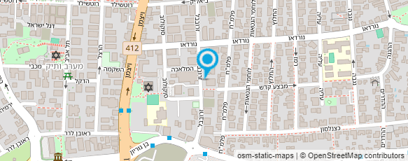 מפת הגעה אל סטודיו איילה ארבל