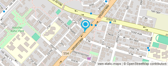 מפת הגעה אל יוסי וילנסקי-מאמן אישי