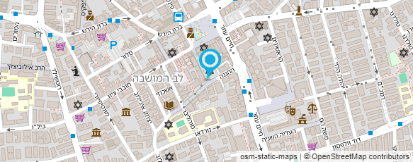 מפת הגעה אל חני צרנובילסקי