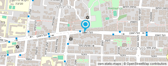 מפת הגעה אל גן רימונים סנסומוטורי