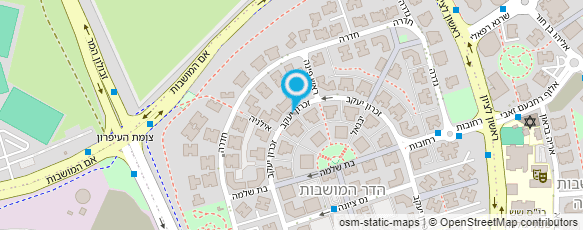 מפת הגעה אל טל קורין מלבישה חדרים