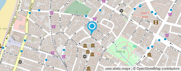 מפת הגעה אל לאה פרנק