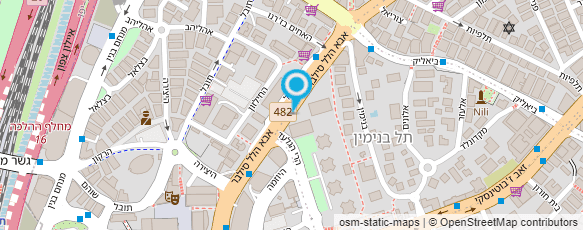 מפת הגעה אל עו"ד בקל שי