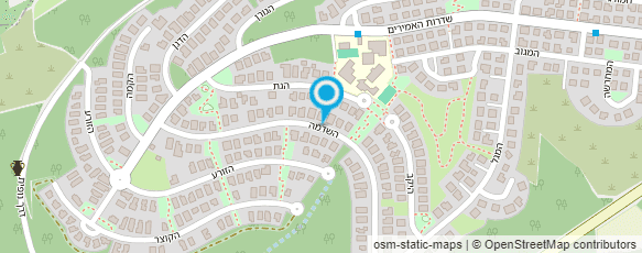 מפת הגעה אל ניצן שפירא עבודות גמר