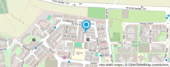 מפת הגעה אל י.פ. הנדסת מים