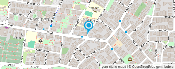 מפת הגעה אל בי.נטורל B.natural קוסמטיקה טבעית לגוף והפנים