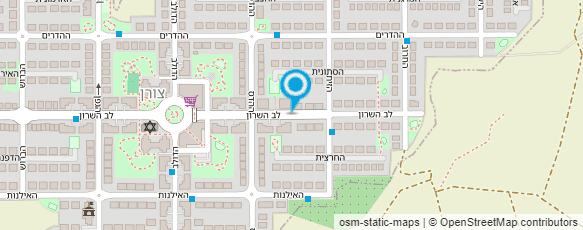 מפת הגעה אל אושרה רוזנפלד N.L.T תטא-הילינג