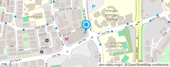 מפת הגעה אל אליקוס - אשקלון