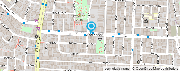 מפת הגעה אל נוריה תכשיטים Nurya jewelries