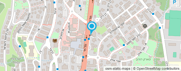 מפת הגעה אל פסיכולוג קליני-עודד ערמוני