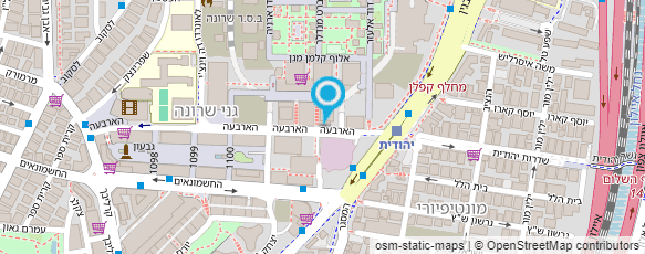 מפת הגעה אל עו"ד בלומנטל ישראל גיא