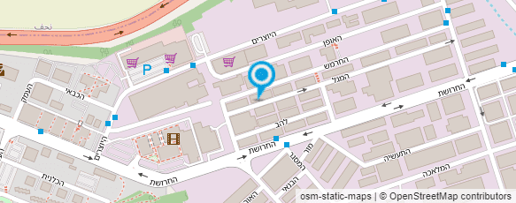 מפת הגעה אל סטודיו קרן פתרונות שילוט