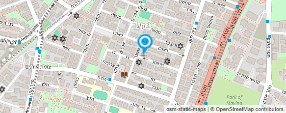 מפת הגעה אל ויויאן נדיר-מדריכה באנגלית