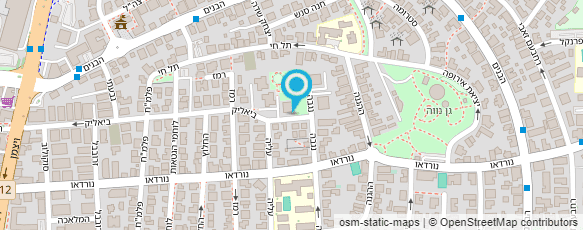 מפת הגעה אל פרץ גינון