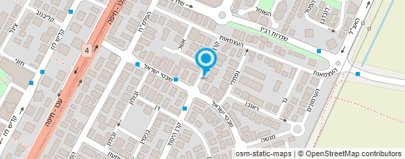 מפת הגעה אל לגעת ביופי-אושרית