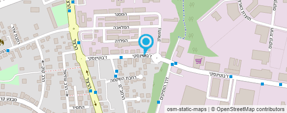 מפת הגעה אל א.ב רון בניה ויזמות