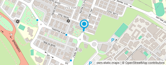 מפת הגעה אל חדר כושר ק.מ.ב