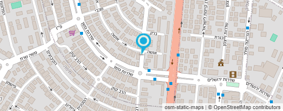 מפת הגעה אל פירנסקי זיקוקים