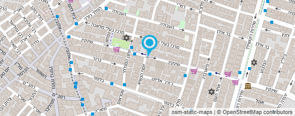 מפת הגעה אל אורנה ציירת ומורה לציור