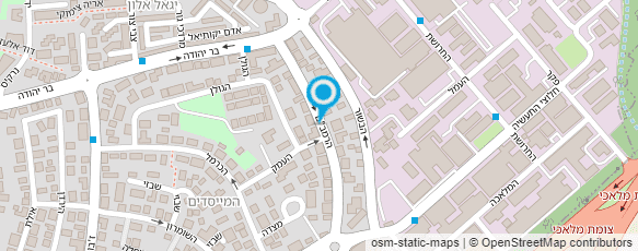 מפת הגעה אל איציק חזיזה קבלן בנין