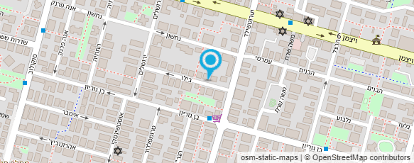 מפת הגעה אל מיכל לויא עיצוב פנים