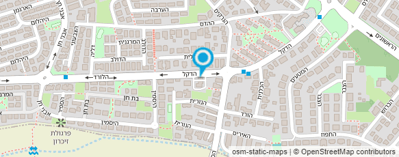 מפת הגעה אל סופר אלונית