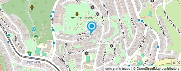 מפת הגעה אל דוד שירותי צבע