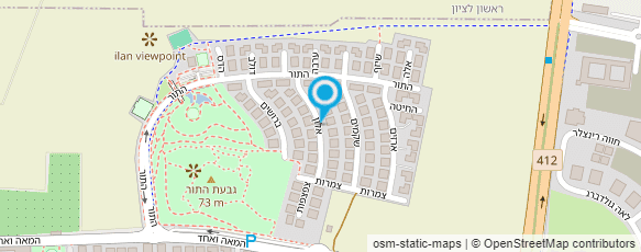 מפת הגעה אל אודרי שלום - מעצבת פנים