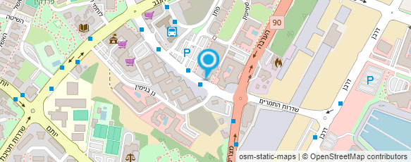 מפת הגעה אל משרד הפנים - מנהל אוכלוסין