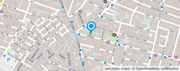 מפת הגעה אל גן פזית