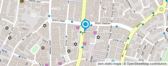 מפת הגעה אל בריז המכללה לעיצוב שיער