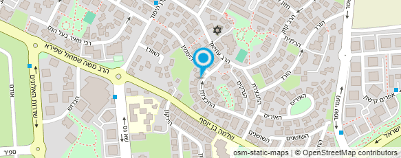 מפת הגעה אל הגן הראשון שלי