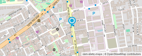 מפת הגעה אל צ'יק צ'ק שליחויות