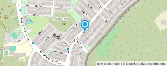 מפת הגעה אל סיגל מור- גננית