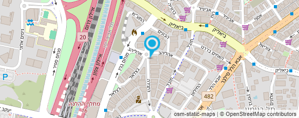 מפת הגעה אל מיכל הקטנה