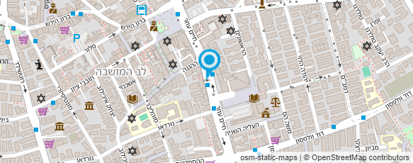 מפת הגעה אל י.א הבונים