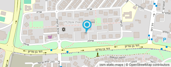 מפת הגעה אל עמותת קרן בינמין