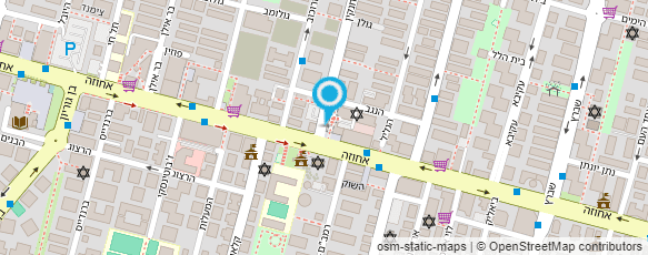 מפת הגעה אל פלאפל חתוכה