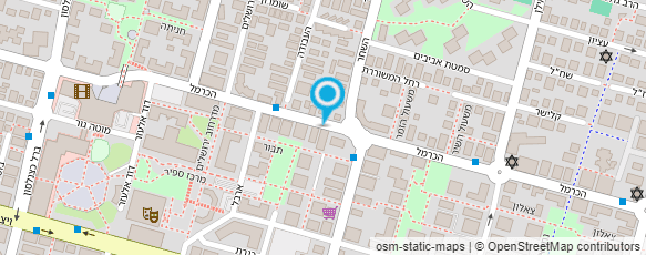 מפת הגעה אל אביב עיצוב שיער