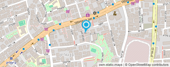 מפת הגעה אל שחר צנציפר